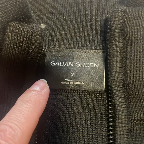 Galvin Green Wool Sweater Men's Small Pullover
1/4 Zip Solid Black Golf Casual. - Picture 3 of 7